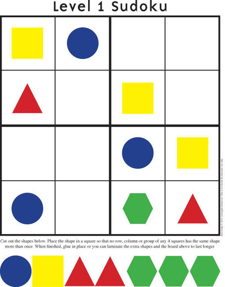 Sudoku - Printables | TEFL & Ed Tech | Scoop.it