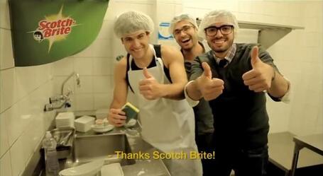 Scotch-Brite fait le buzz : Don&rsquo;t want to pay the bill ? Go wash the dishes | M&eacute;dias, Communication & R&eacute;seaux Sociaux | Scoop.it