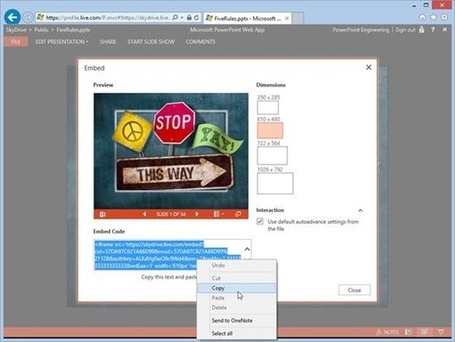 Embedding Presentations into Your Website with the PowerPoint Web App | effective presentation | Scoop.it
