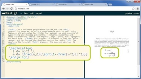 writeLaTeX: Online Collaborative LaTeX Editor with Integrated Rapid Preview | EEDSP | Scoop.it
