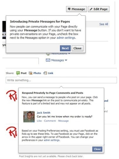 Facebook : bient&ocirc;t une messagerie priv&eacute;e entre fans et pages pro | Veille R&eacute;seaux sociaux | Scoop.it
