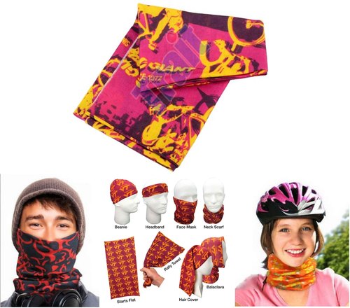 Colourful Polyster Microfiber Muffler