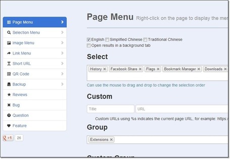 Menu contextuel clic droit programmable sur chrome | Veille Techno et Informatique "Autrement" | Scoop.it