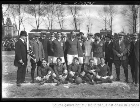 &eacute;quipe du Football club de Rouen  - 1913 | [photographie de presse] / [Agence Rol] | Gallica | Rouen | Scoop.it