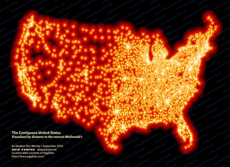 Distance To McDonald&rsquo;s | Geography Education | Scoop.it