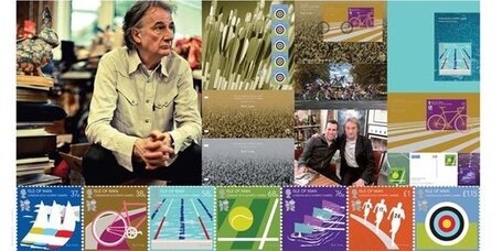 Le cr&eacute;ateur Paul Smith signe 7 timbres pour les JO de Londres | Des timbres, une &eacute;poque | Scoop.it