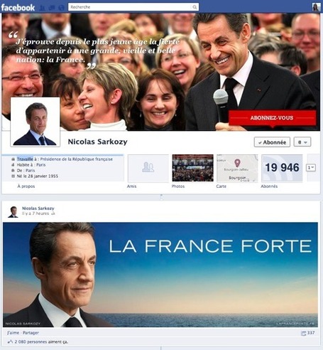 #A LA UNE | Nicolas Sarkozy en campagne sur internet | PUBLIDOM DIGITAL NEWS | Scoop.it