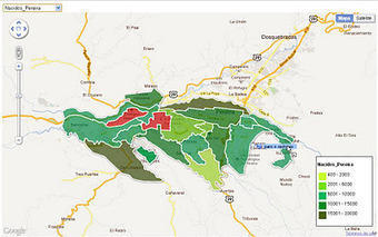 Geoinformaci&oacute;n: Datos de Poblaci&oacute;n de la ciudad de Pereira (Colombia) en Fusion Tables | #GoogleEarth | Scoop.it