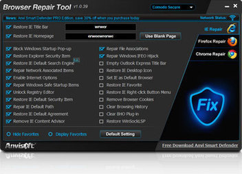 Download Anvi Browser Repair Tool to Repair Browser Settings | Anvisoft | Trucs et astuces du net | Scoop.it