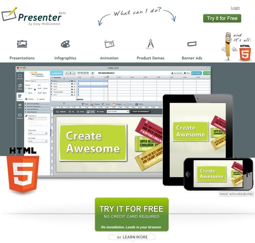 Create HTML5 Interactive Presentations, Animations, infographics ...