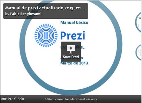Manual de Prezi actualizado 2013, en Español | sindofdez
