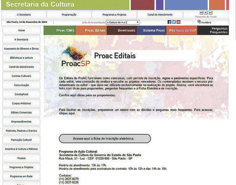 ProAC recebe mais de 5 mil projetos - DE JUNHO A NOVEMBRO - MAIS CRUZEIRO | BINÓCULO CULTURAL | Monitor de informação para empreendedorismo cultural e criativo| | Scoop.it