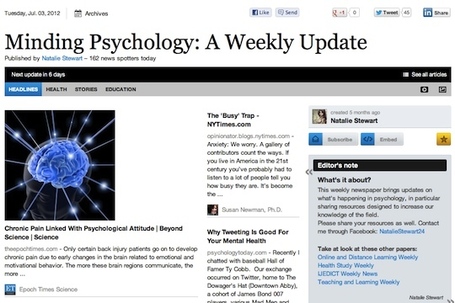 July 3 - Minding Psychology: A Weekly Update | Psychology Update | Scoop.it