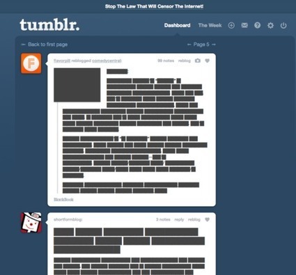 Internet Blackout: SOPA, Reddit, and Networked (Political) Publics | Transmedia: Storytelling for the Digital Age | Scoop.it
