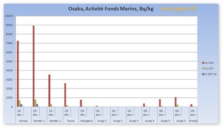 Contamination : la baie d'Osaka, situ&eacute;e &agrave; 600 km de Fukushima-Daiichi, serait atteinte en profondeur | Japan Tsunami | Scoop.it