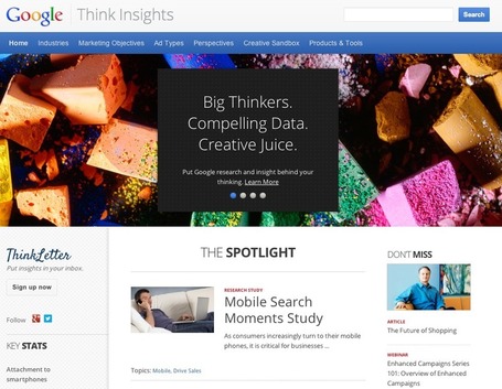 Google unveils powerful marketing tool, Think Insights | MoreMarketing | Scoop.it