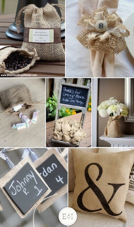 No Impact Bride: Burlap Wedding Ideas &mdash; Most Eco-Friendly Fabric | Eco friendly Wedding ideas | Scoop.it
