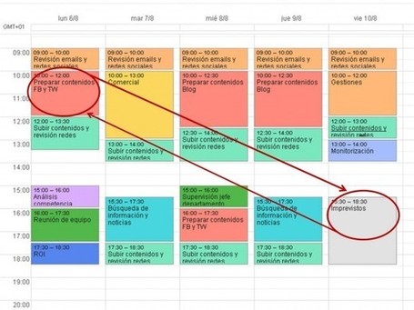 C&oacute;mo organizar tu agenda de Community Manager | JHdez - Tech | Scoop.it