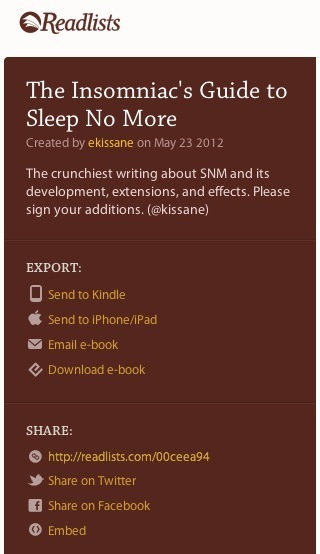 Curate Great Resources and Articles Into an eBook with Readlists | Content Curation World | Scoop.it