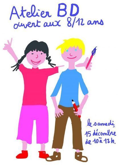 ATELIER #BD 8/12 ans - Librairie FUNAMBULES | samedi 15 d&eacute;cembre de 10h &agrave; 12h | Rouen | Scoop.it