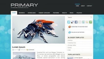 Primary Blogger template - BTemplates | Education blogging | Scoop.it