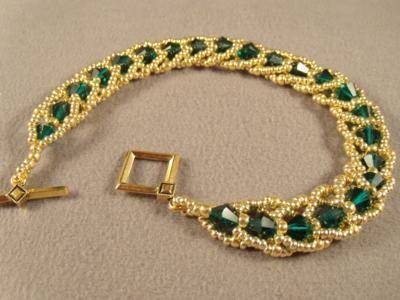 Bead Jewelry Patterns Free on City Flat Spiral Bracelet Free Beading Pattern   Handmade   Scoop It