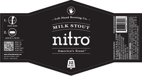 Left Hand Milk Stout Nitro bottles just unveiled | CraftBeer | Scoop.it