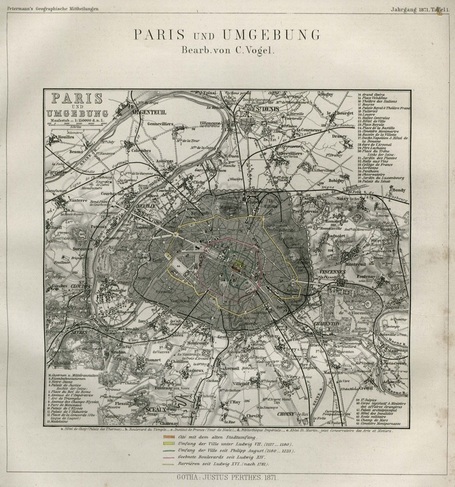 Historique des plans de Paris | La boite verte | Slovenian Genealogy Research | Scoop.it