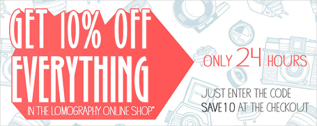 Get 10% Off Everything! | LOMO | Scoop.it