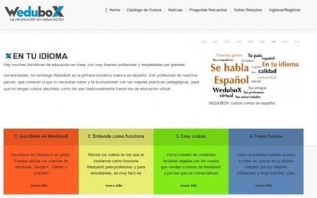 Wedubox &ndash; 1.200 docentes creando cursos online en espa&ntilde;ol | e-Xploration | Scoop.it