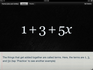 Algebra Touch &ndash; K-10 Math iPad iOS App &ndash; Fun & Easy Algebra | Tap Into Teen Minds | iPads in Education | Scoop.it