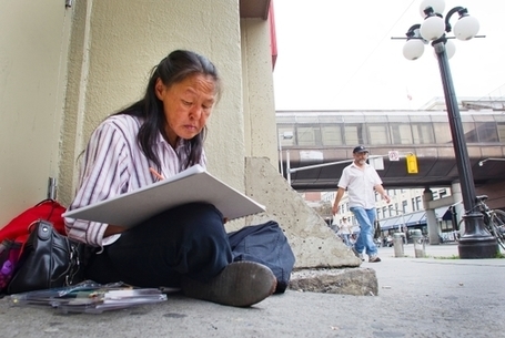 Acclaimed Inuit artist Annie Pootoogook's life again runs off rails again | Inuit Nunangat Stories | Scoop.it