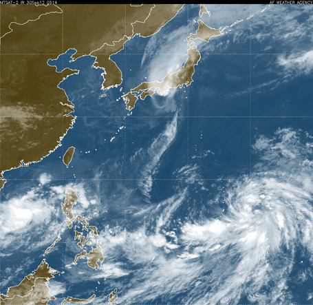 Dernière image satellite du Typon Jelawat en route vers Fukushima | FUKUSHIMA INFORMATIONS | Scoop.it