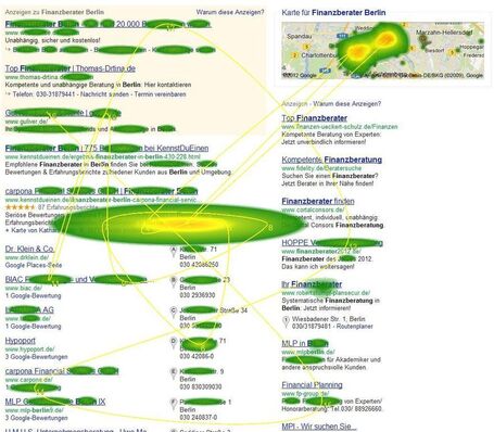 Heat Map of the Local Search Results on Google | Lokale Suche News | Scoop.it