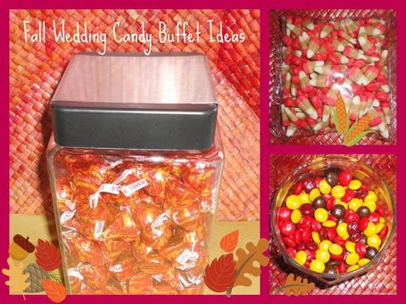 Fall Wedding Candy Buffet Ideas