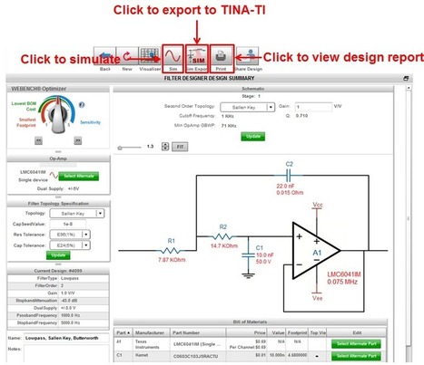 Active Filter Design Tools