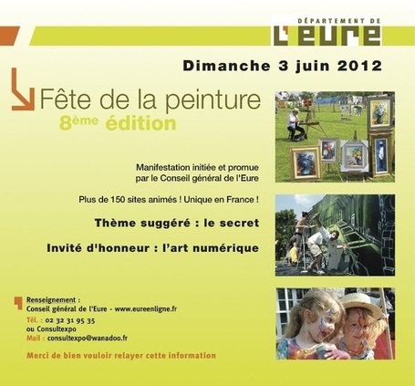 8&egrave;me &eacute;dition de la f&ecirc;te de la peinture dimanche 3 juin dans tout le d&eacute;partement - Accueil - eureasso.fr | Eureasso.fr | Scoop.it
