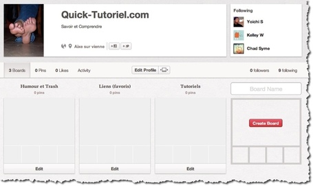 Utiliser Pinterest pour d&eacute;velopper l'audience de son blog. | Quick-Tutoriel.com | INFORMATIQUE 2013 | Scoop.it