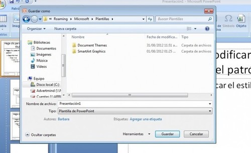 Cómo crear templates en PowerPoint Las TIC y la Educación