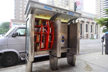 NYC Phone Booths Turned Into Free Mini Libraries | BASIC VOWELS | Scoop.it