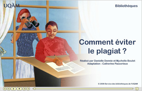 Module d'autoformation gratuit sur le plagiat et le droit de citation | Biblioth&egrave;que et Techno | Scoop.it