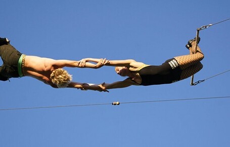 A flying trapeze class | THIS IS THE MACHINE. | Scoop.it