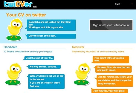 TwiCVer - Votre CV sur Twitter | Personal Branding and Professional networks | Scoop.it