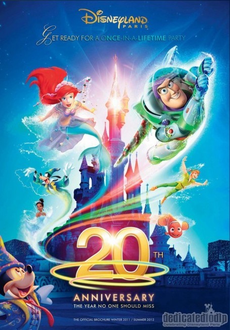 Dedicated to DLP &ndash; Celebrating Disneyland Paris &raquo; Disneyland Paris 20th Anniversary Artwork, Logos and Events | Disneyland Paris | Scoop.it