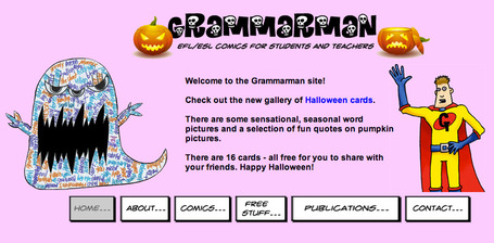 Grammarman Comic for ESL/EFL | Ignite Reading & Writing | Scoop.it