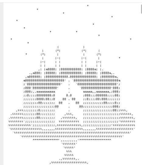 Art: Cool ASCII Man Walking PjLightHouse.com ...