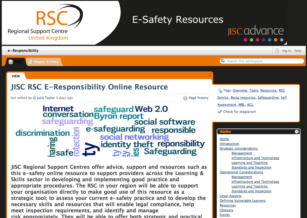 JISC RSC E-Responsibility Online Resource | Digital Media &Culture | Scoop.it