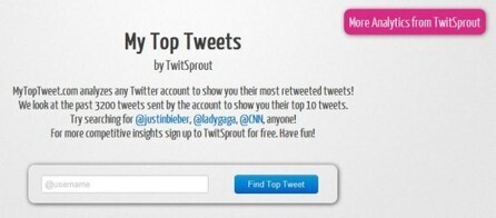 Conna&icirc;tre ses tweets les plus populaires, My Top Tweets | Les infos de Ballajack | Scoop.it