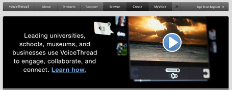 VoiceThread - Group conversations around images, documents, and videos | Teacher Toolkit | Scoop.it
