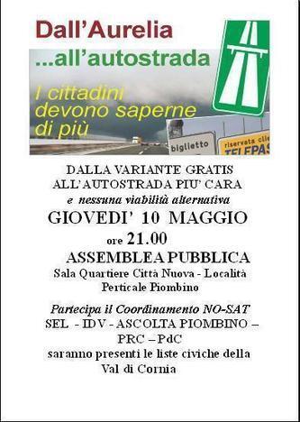 Comune dei Cittadini &raquo; Blog Archive &raquo; Domani sera assemblea sul ... | Autostrada Tirrenica | Scoop.it